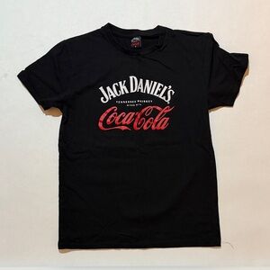 Jack Daniels Coca-Cola Black and Red Tee